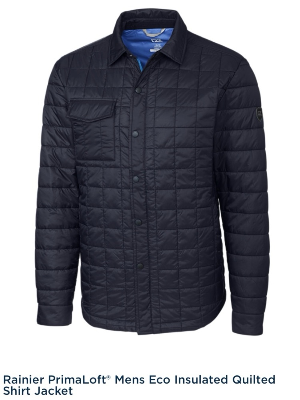 Cutter & Buck Quilted Navy Puffer Jacket